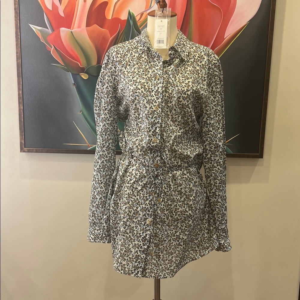 Tory Burch Brigitte Printed Beach Tunic